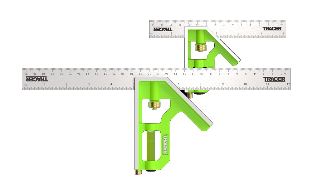 Tracer Combination Square 6 inch and 12 inch Measuring Tools