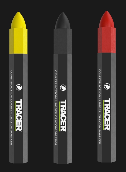 Tracer Construction Lumber Crayon Marker